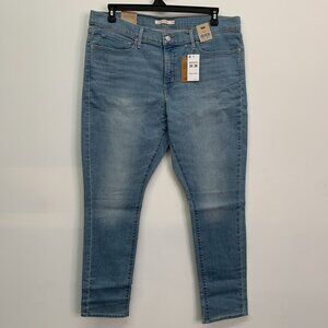 Levi's Women's Jeans 18 Stretch Denim 311 Shaping Skinny Jeans Blue Size W34 L30